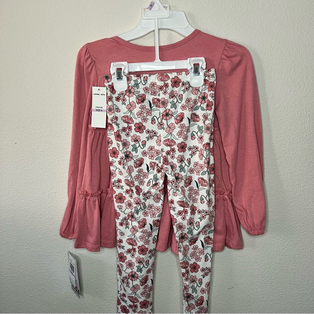 Kids Headquarters Girls' 2 Pieces Leggings Set - Picture 3 of 5
